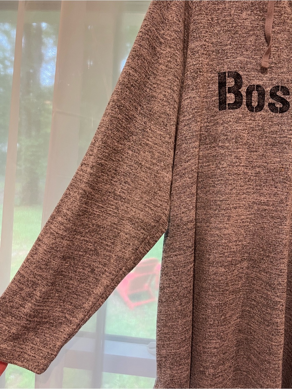 Cupio Boss Lady Hooded Knit Top - Gray - Picture 4 of 4